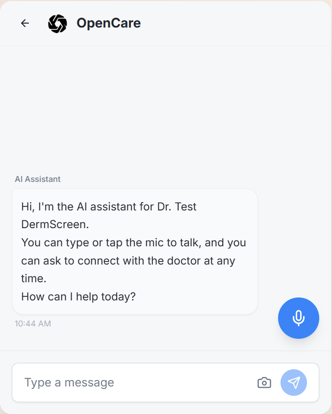 Click to start chat with Dr. DermScreen